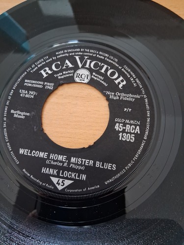 Hank locklin welcome home - locklin, mr