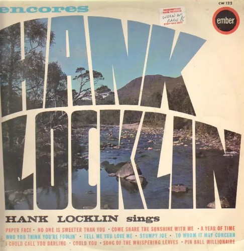 Hank locklin encores - hank,