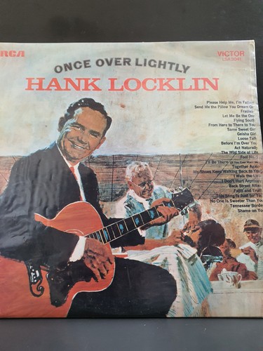 Hank locklin once over - locklin,