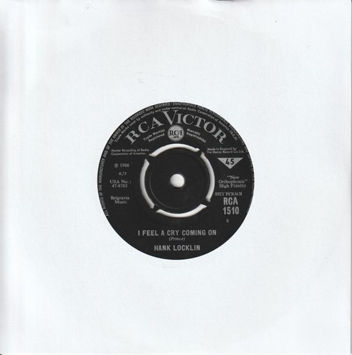 Hank locklin feel a cry - locklin,