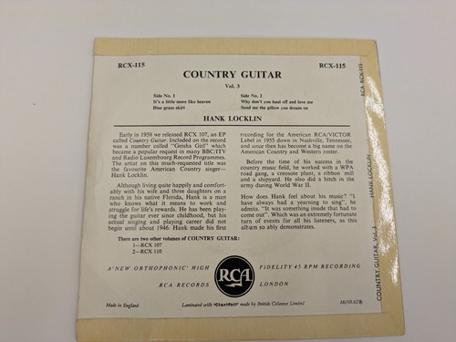 Hank locklin country guitar - locklin,