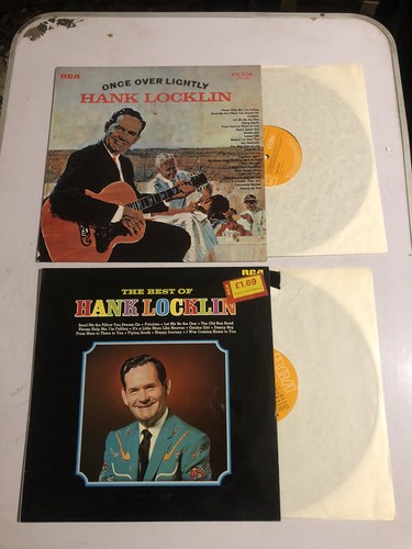 Hank locklin vinyl record - hank,